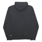 CHAMPION Mens Black Pullover Hoodie L Cotton Blend Casual Wear