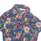 ALFRED DUNNER Womens Printed Top Beige Collared Floral M