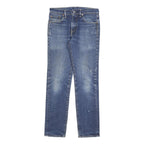 LEVI'S 511 Slim Mens Jeans Blue Denim Slim W30 L32 Distressed Cotton Blend