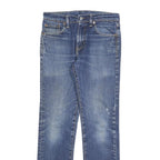 LEVI'S 511 Slim Mens Jeans Blue Denim Slim W30 L32 Distressed Cotton Blend