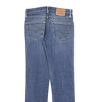 LEVI'S 511 Slim Mens Jeans Blue Denim Slim W30 L32 Distressed Cotton Blend