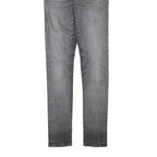 LEVI'S Mens Slim Grey Denim Skinny Jeans W28 L32 Cotton Blend Zip Casual Wear