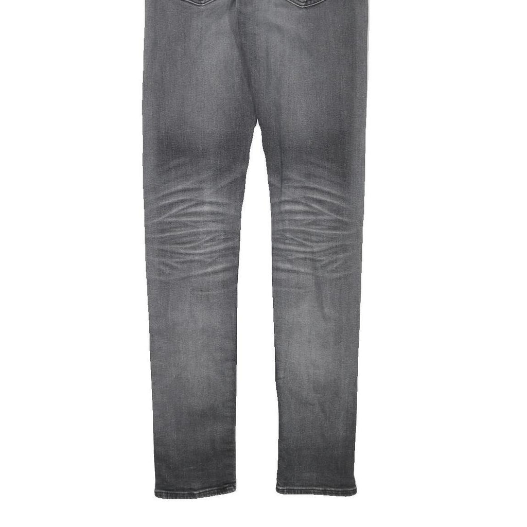 LEVI'S Mens Slim Grey Denim Skinny Jeans W28 L32 Cotton Blend Zip Casual Wear