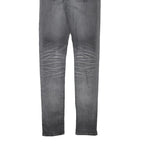 LEVI'S Mens Slim Grey Denim Skinny Jeans W28 L32 Cotton Blend Zip Casual Wear