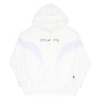 NIKE Mens White Air Pullover Hoodie L Cotton Blend Sportswear Sweatshirt