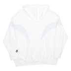 NIKE Mens White Air Pullover Hoodie L Cotton Blend Sportswear Sweatshirt