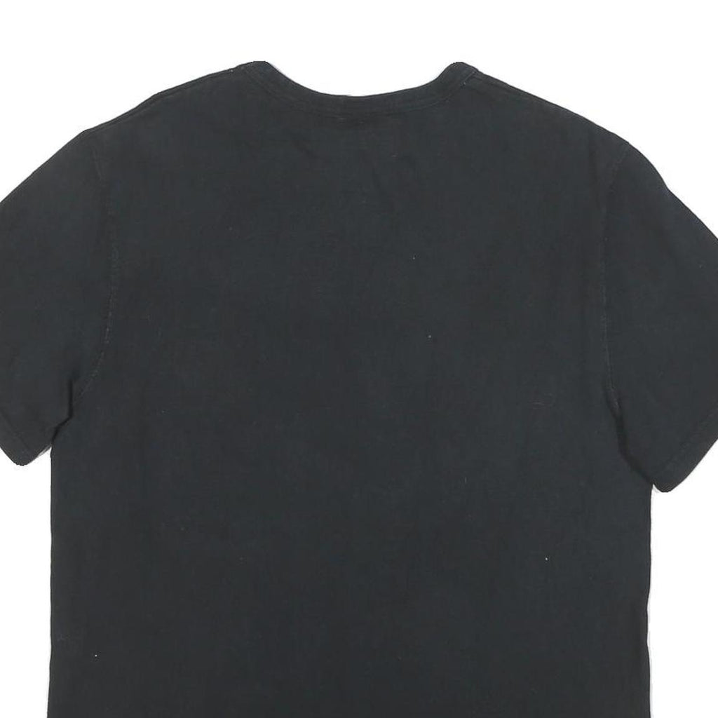 CHAMPION Mens Black Red Logo Modern T-Shirt M Short Sleeve Crew Neck