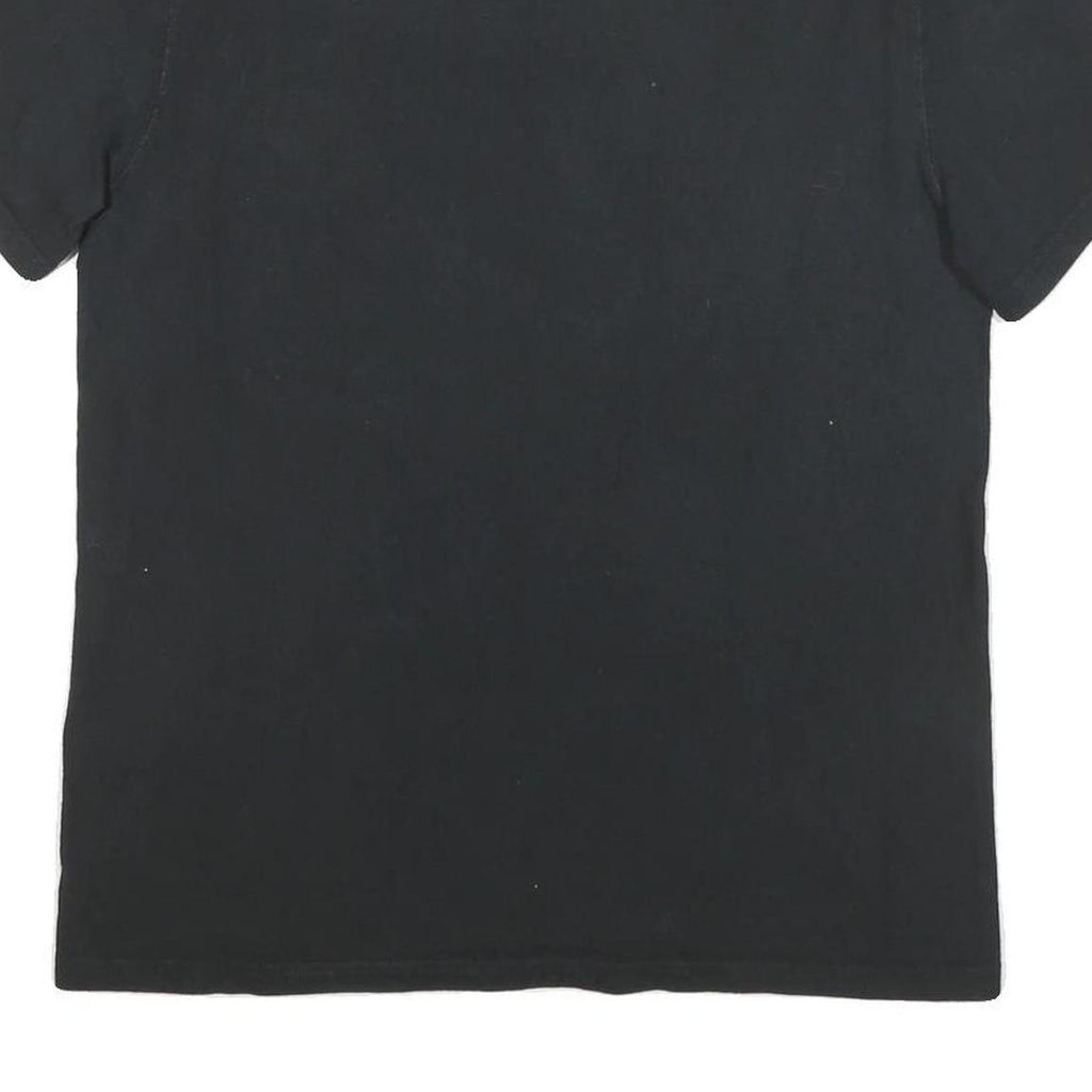 CHAMPION Mens Black Red Logo Modern T-Shirt M Short Sleeve Crew Neck