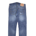 LEVI'S 511 Skinny Mens Jeans Blue Slim Denim Medium W31 L32 Zip Cotton Blend