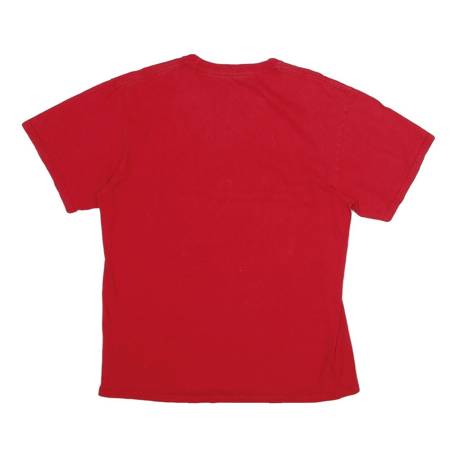 PORT & COMPANY Mens Red Coronado Cougars Graphic T-Shirt L Short Sleeve Crew