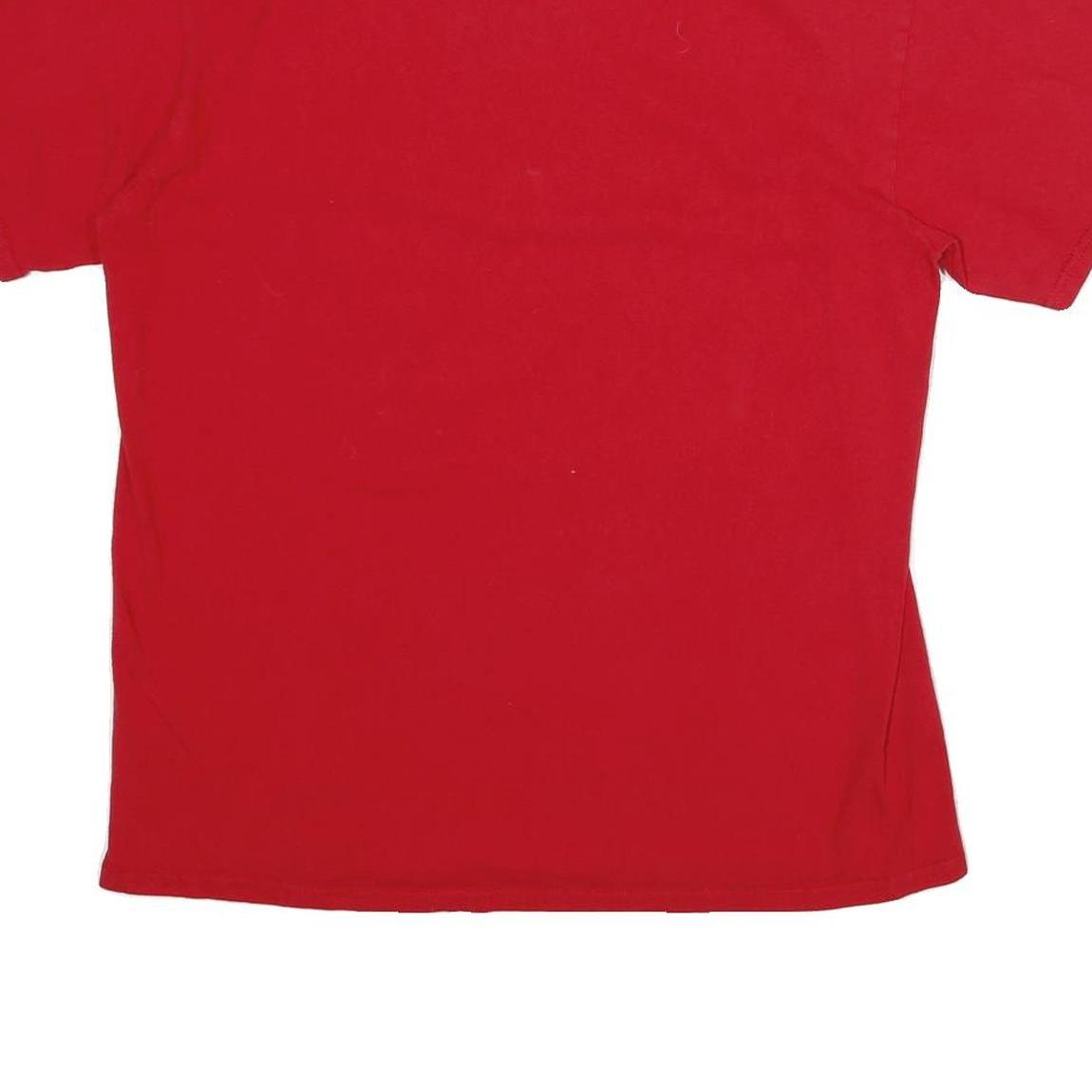 PORT & COMPANY Mens Red Coronado Cougars Graphic T-Shirt L Short Sleeve Crew