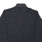 TACHTING CLUB Mens Navy Blue Cotton Blend Button Jacket M Woven Patchwork