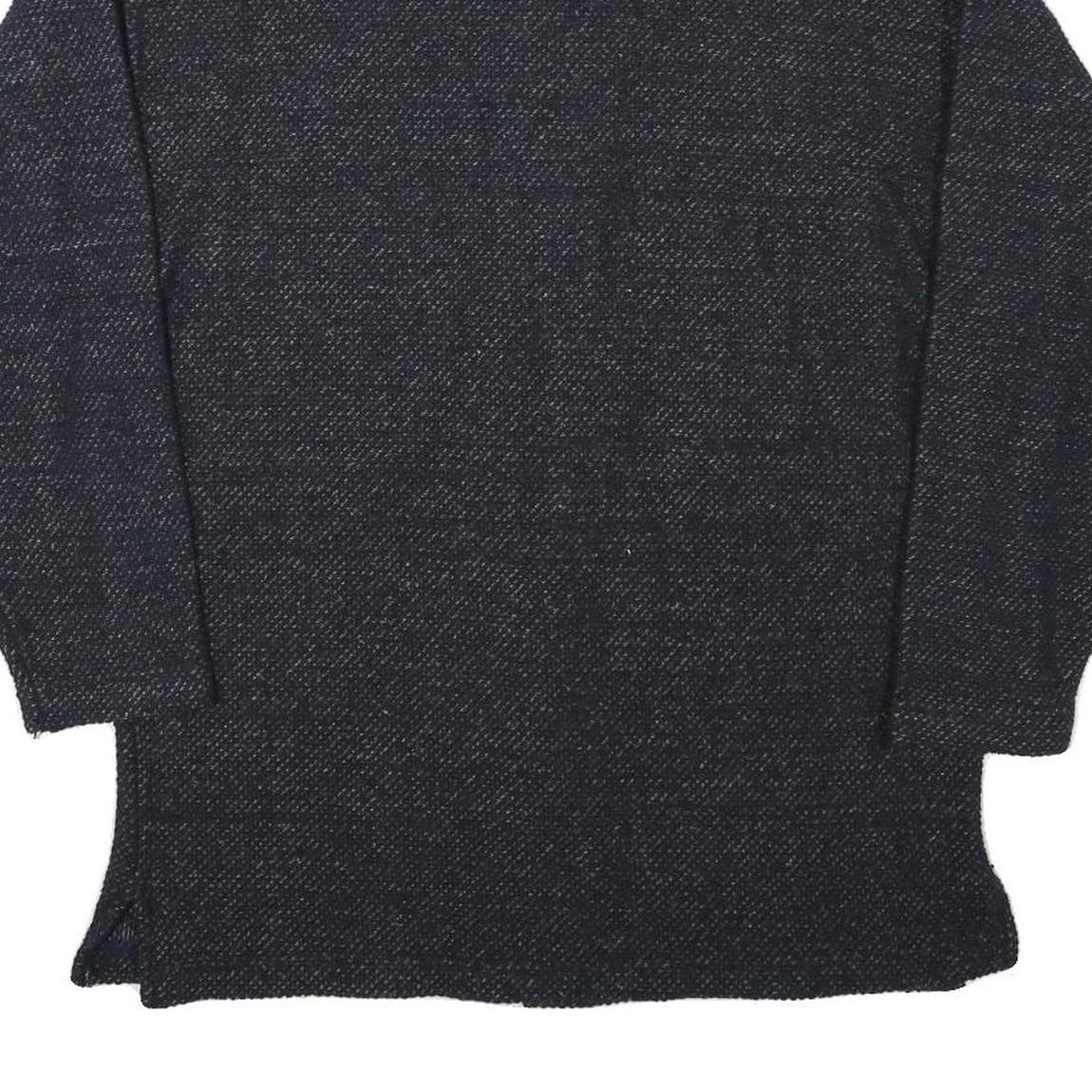 TACHTING CLUB Mens Navy Blue Cotton Blend Button Jacket M Woven Patchwork