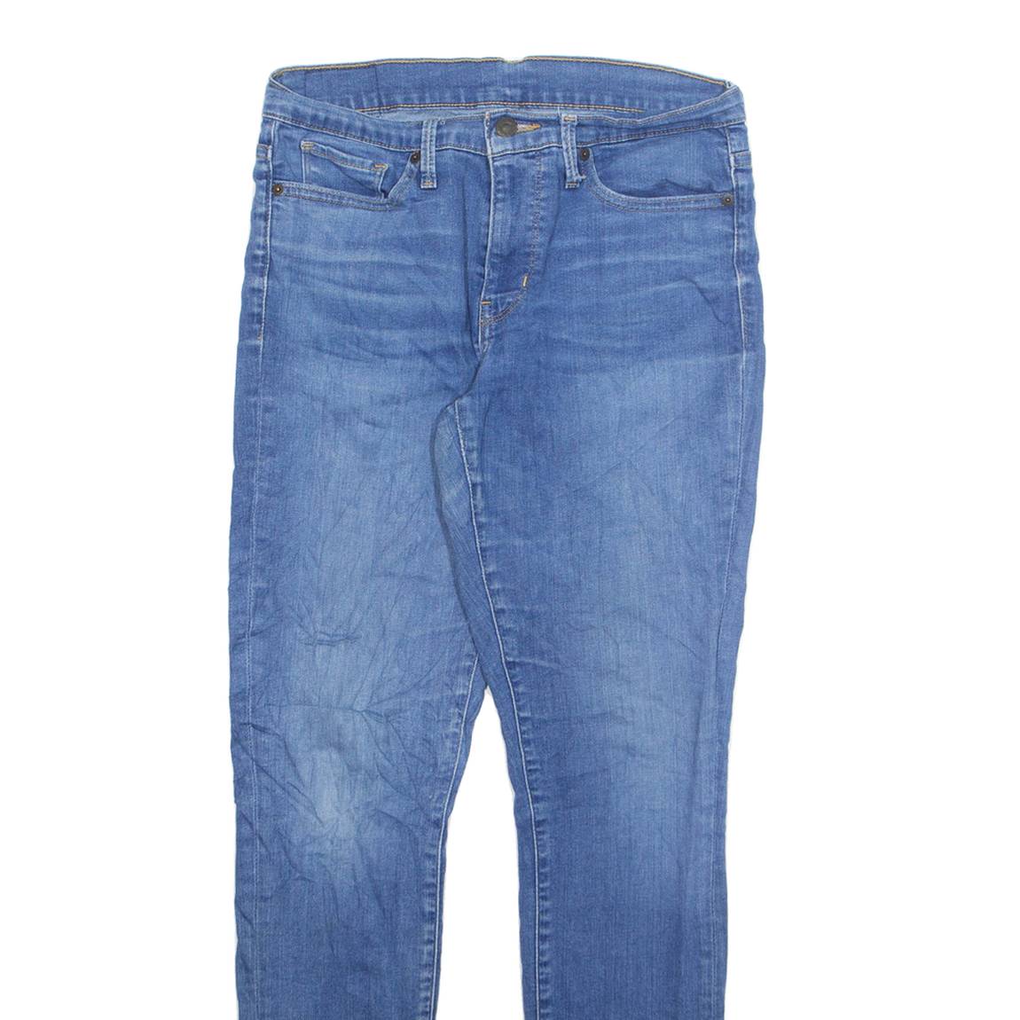 LEVI'S Womens Jeans Blue Regular Tapered W28 L30