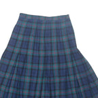 PENDLETON Womens Pleated Skirt Blue Midi Check XXS