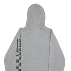 VANS Mens Grey Zip Up Hoodie M Cotton Blend Casual Streetwear Sweatshirt