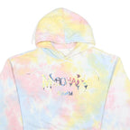Womens Multicolour Tie Dye Printed Hoodie XL Casual Cotton Blend Sweater