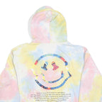 Womens Multicolour Tie Dye Printed Hoodie XL Casual Cotton Blend Sweater