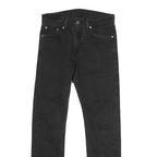 LEVI'S 501 Mens Slim Black Denim Jeans W30 L32 Classic Cotton Zip