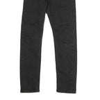 LEVI'S 501 Mens Slim Black Denim Jeans W30 L32 Classic Cotton Zip