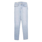 LEVI'S Womens Jeans Blue Slim Skinny Denim Light W25 L30 Classic Comfortable Zip