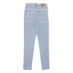 LEVI'S Womens Jeans Blue Slim Skinny Denim Light W25 L30 Classic Comfortable Zip