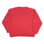 TOMMY HILFIGER Mens Red Crew Neck XL Cotton Blend Sweatshirt Casual Wear