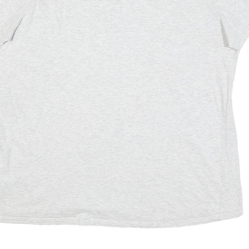 CHAMPION Womens Light Grey Graphic T-Shirt XL Short Sleeve Crew Neck Casual