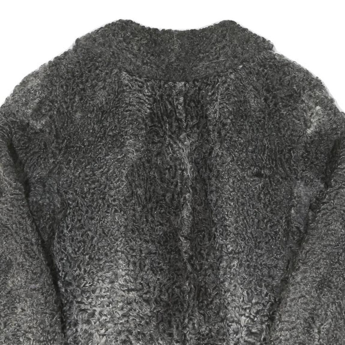 PELZ-MODEN SCHAPPERT Womens Grey Cotton Blend Button Jacket S Woven Textured