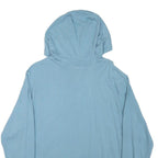 NIKE Mens Blue Cotton Blend Pullover Hoodie S Casual Lightweight Sportswear