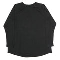 DICKIES Mens Black Long Sleeve T-Shirt Crew Neck Cotton L Plain Classic