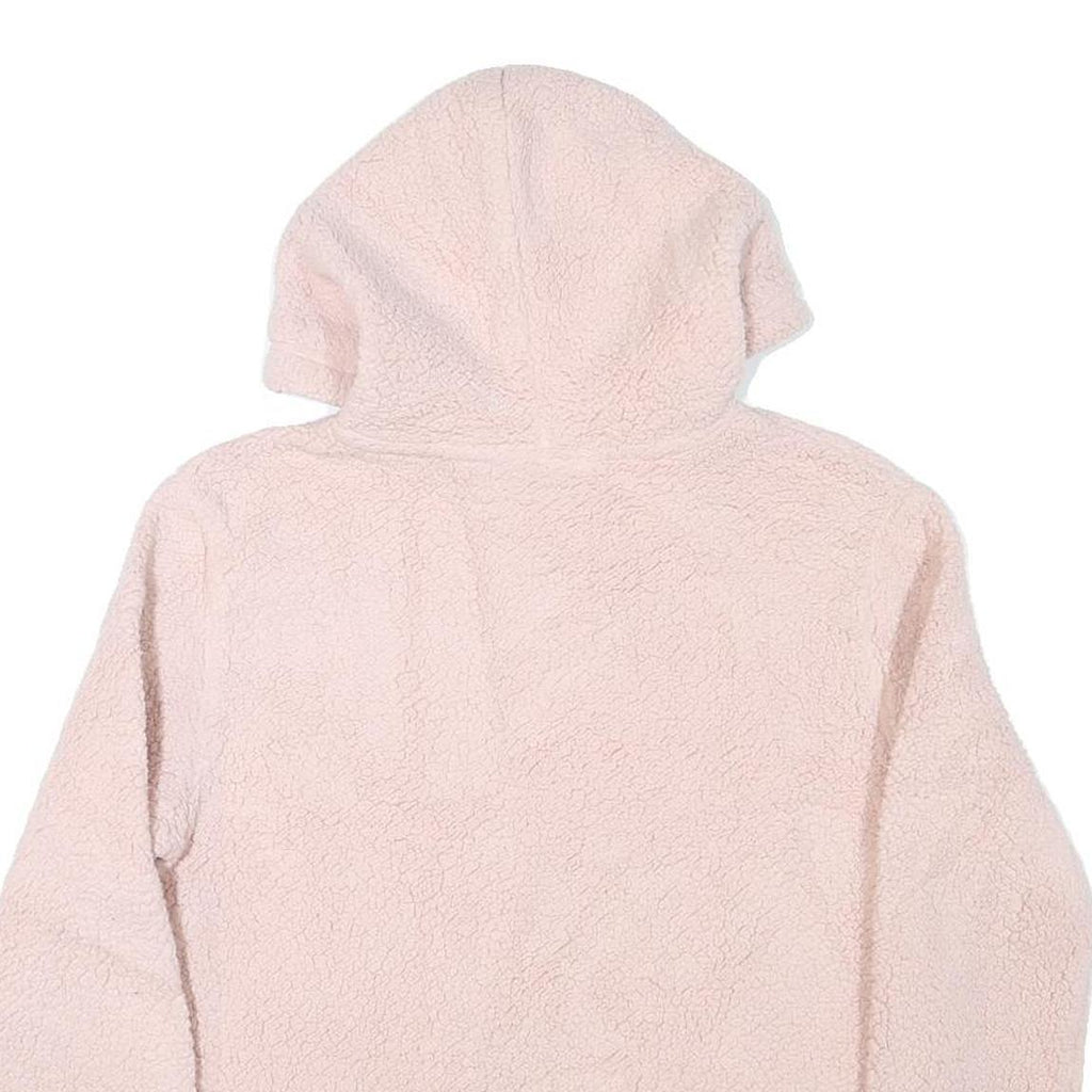 NFL Womens Pink Hoodie S Soft Sherpa Plush Fleece Drawstring Hood