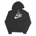 NIKE Womens Black Hoodie S Cotton Blend Pullover Sweatshirt