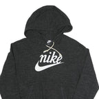 NIKE Womens Black Hoodie S Cotton Blend Pullover Sweatshirt