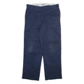 DICKIES 874 Workwear Mens Trousers Blue Regular Straight W32 L28