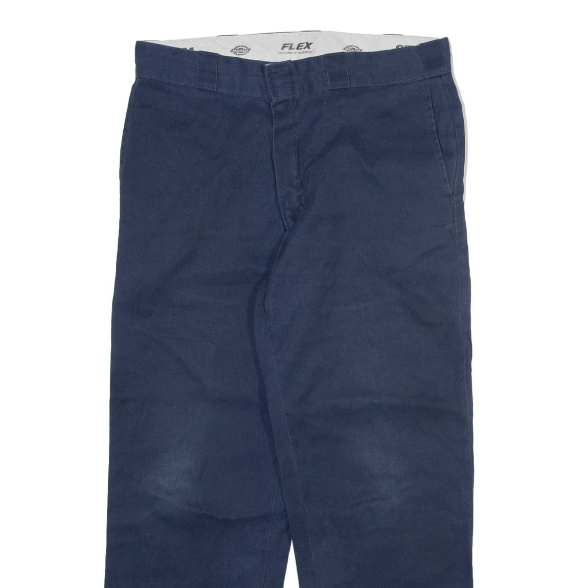 DICKIES 874 Workwear Mens Trousers Blue Regular Straight W32 L28