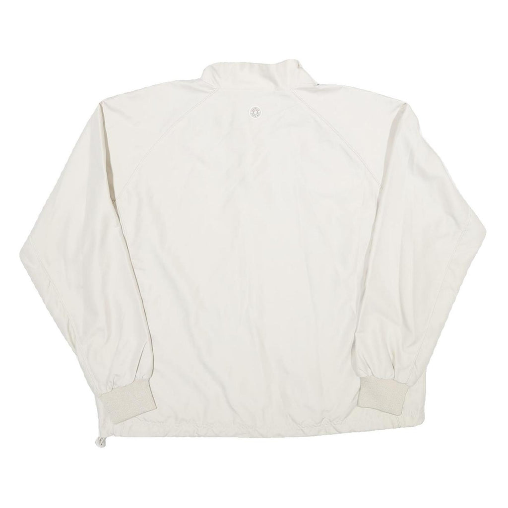 GLENMUIR Mens White Golfclub Sedrun Crew Neck M Lightweight Pullover Sweatshirt