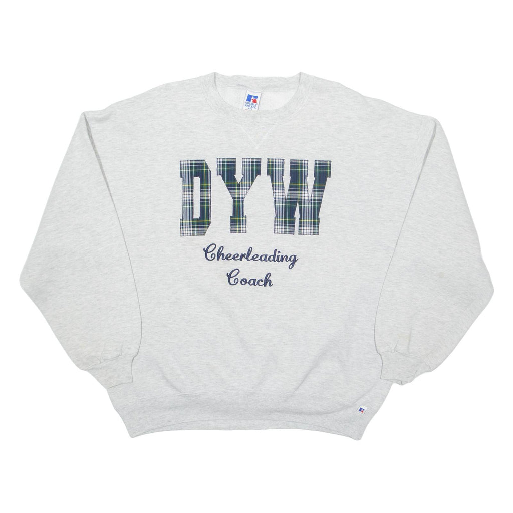 RUSSELL ATHLETIC Downingtown Young Whippets Cheerleading Womens Sweatshirt Grey USA 2XL