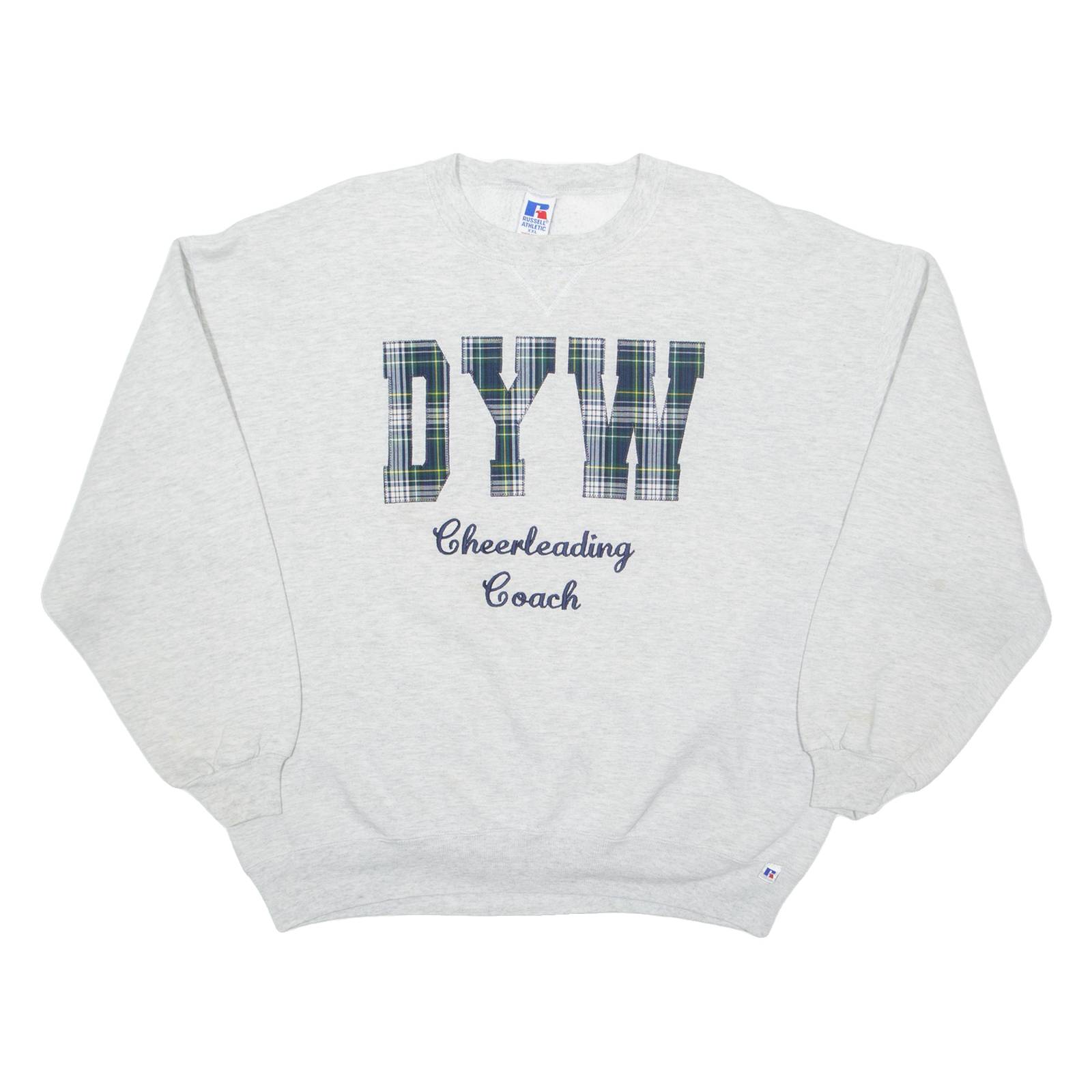 RUSSELL ATHLETIC Downingtown Young Whippets Cheerleading Womens Sweatshirt Grey USA 2XL