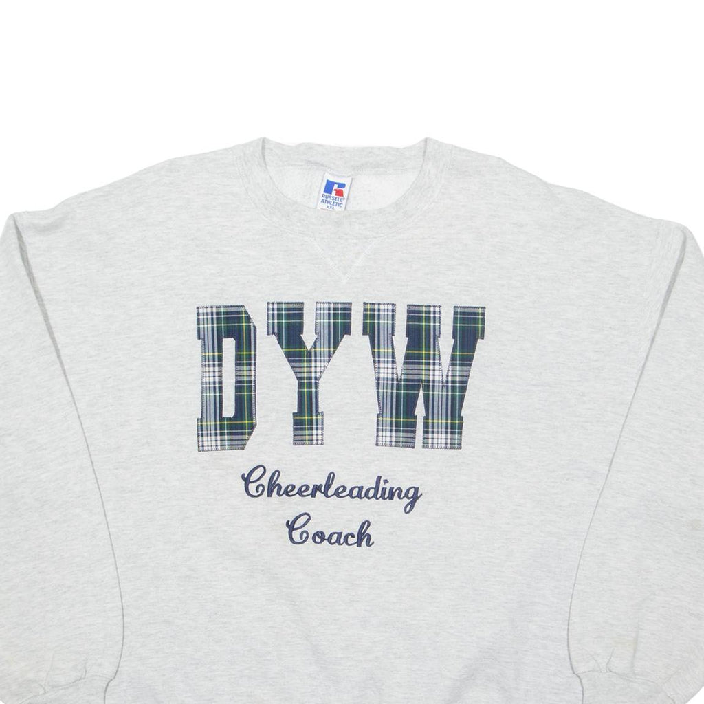 RUSSELL ATHLETIC Downingtown Young Whippets Cheerleading Womens Sweatshirt Grey USA 2XL