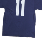 FANATICS Mens Blue NFL Super Bowl LIII Champions Jersey L Short Sleeve Crew Neck