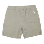 CARHARTT Womens Shorts Beige Casual XL W40 Cotton Blend Durable Workwear