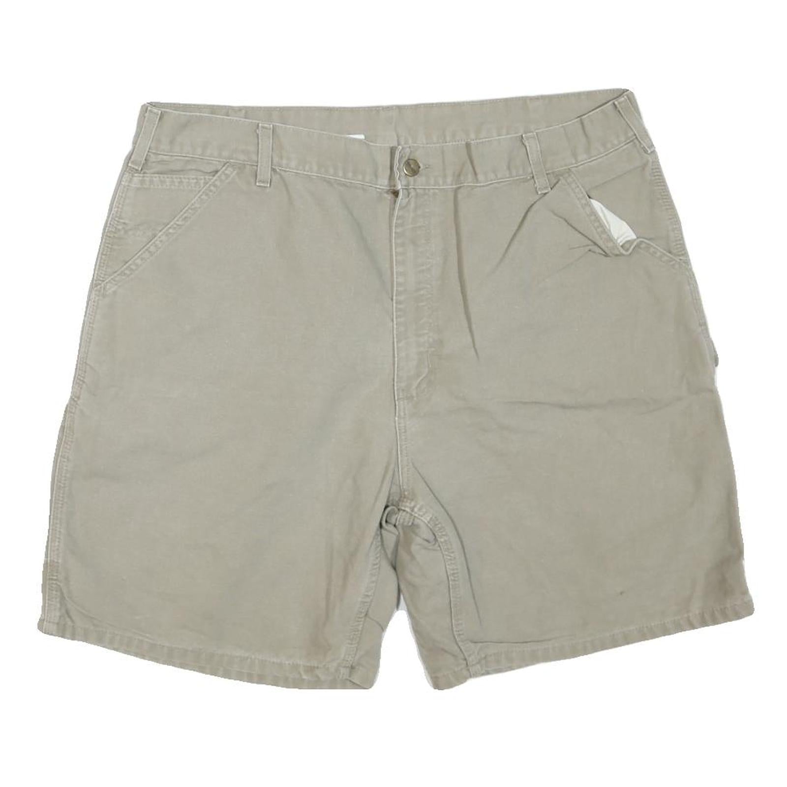 CARHARTT Womens Shorts Beige Casual XL W40 Cotton Blend Durable Workwear