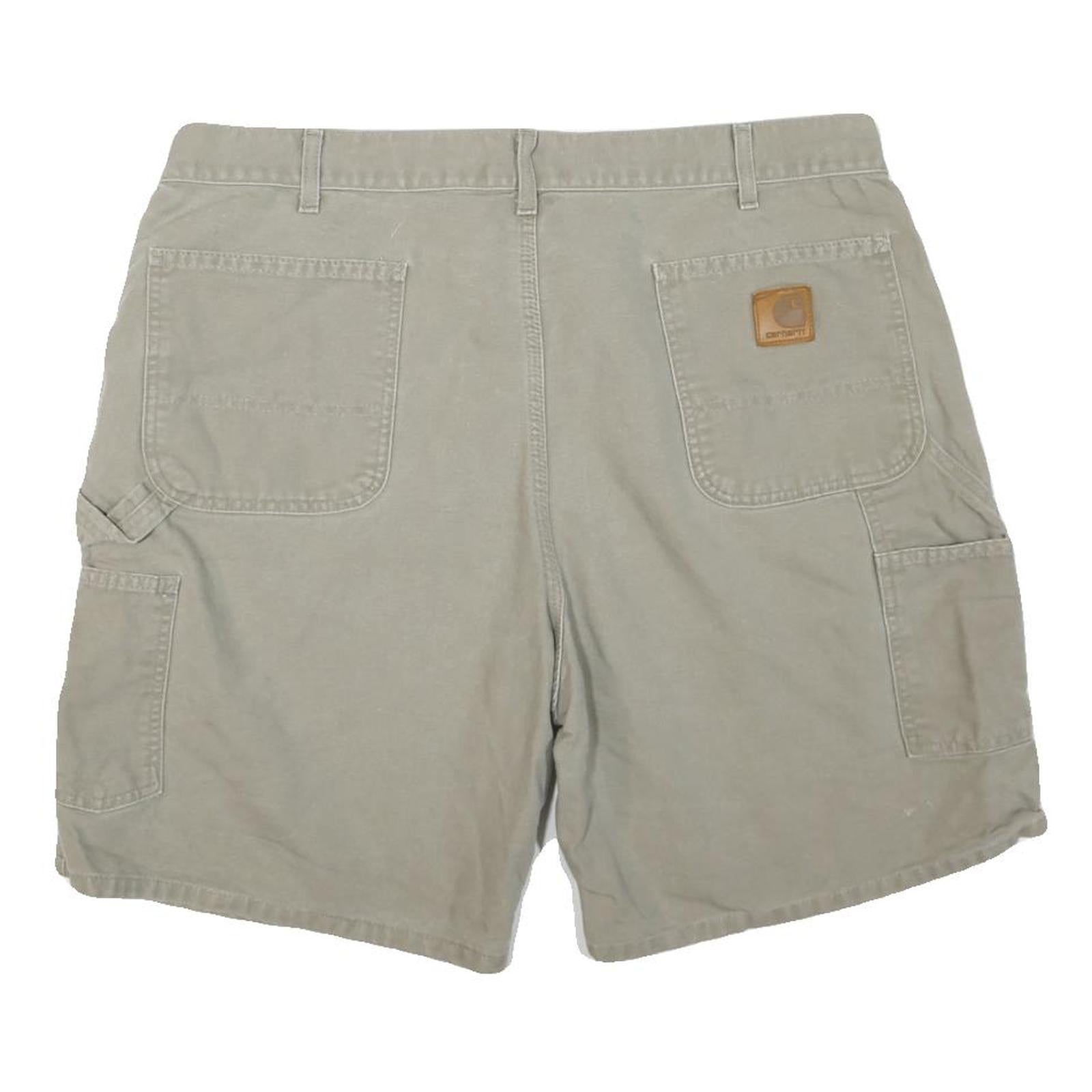 CARHARTT Womens Shorts Beige Casual XL W40 Cotton Blend Durable Workwear