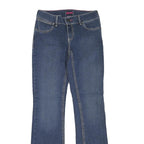 WRANGLER Womens Regular Fit Blue Denim Jeans W28 L32 Classic Zip Closure Stylish