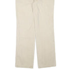 WRANGLER Mens Beige Regular Straight Denim Light W34 L31 Cotton Blend Zip Jeans