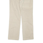 WRANGLER Mens Beige Regular Straight Denim Light W34 L31 Cotton Blend Zip Jeans