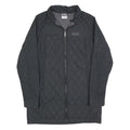 JACK WOLFSKIN Womens Black Quilted Jacket M Polyester Blend Outdoor Wear Zip