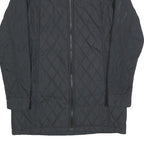 JACK WOLFSKIN Womens Black Quilted Jacket M Polyester Blend Outdoor Wear Zip