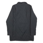 JACK WOLFSKIN Womens Black Quilted Jacket M Polyester Blend Outdoor Wear Zip